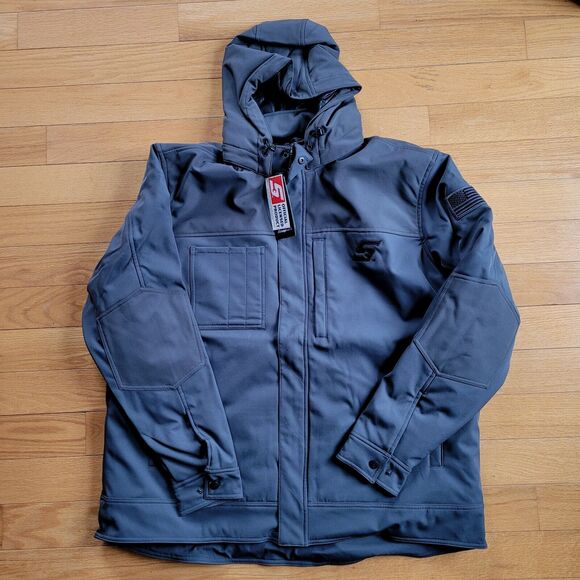 Snap On Tools Kenosha Coat Mens 2XL New Tags Dark Gray Wind Water Resistant - Picture 1 of 12